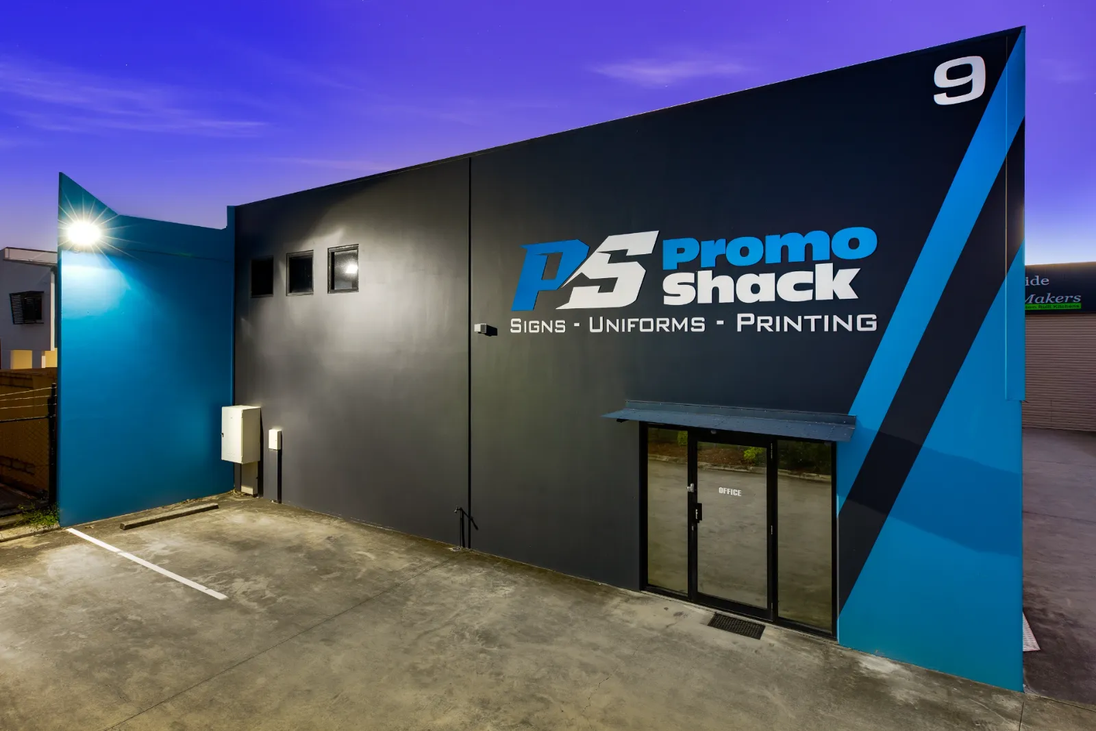Promo Shack premises at 9 Natasha Street, Capalaba